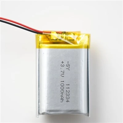 Lityum-ion polimer batareyasi 3,7 V 1000 mah